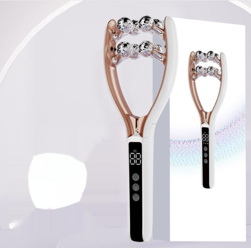 Facial Massager Face and Neck | Shaper & Slimmer for Women | Korean Skin Care | Lymphatic Contour Face Brush Face Roller Lymphatic Drainage | Rechargeable for Home & Travel Use