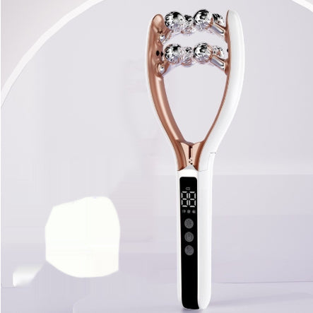 Facial Massager Face and Neck | Shaper & Slimmer for Women | Korean Skin Care | Lymphatic Contour Face Brush Face Roller Lymphatic Drainage | Rechargeable for Home & Travel Use